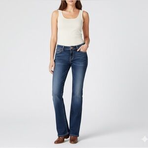Buckle Daytrip Virgo 31R Bootcut Jeans Thick Stitch, thick-stitch embroidery.
